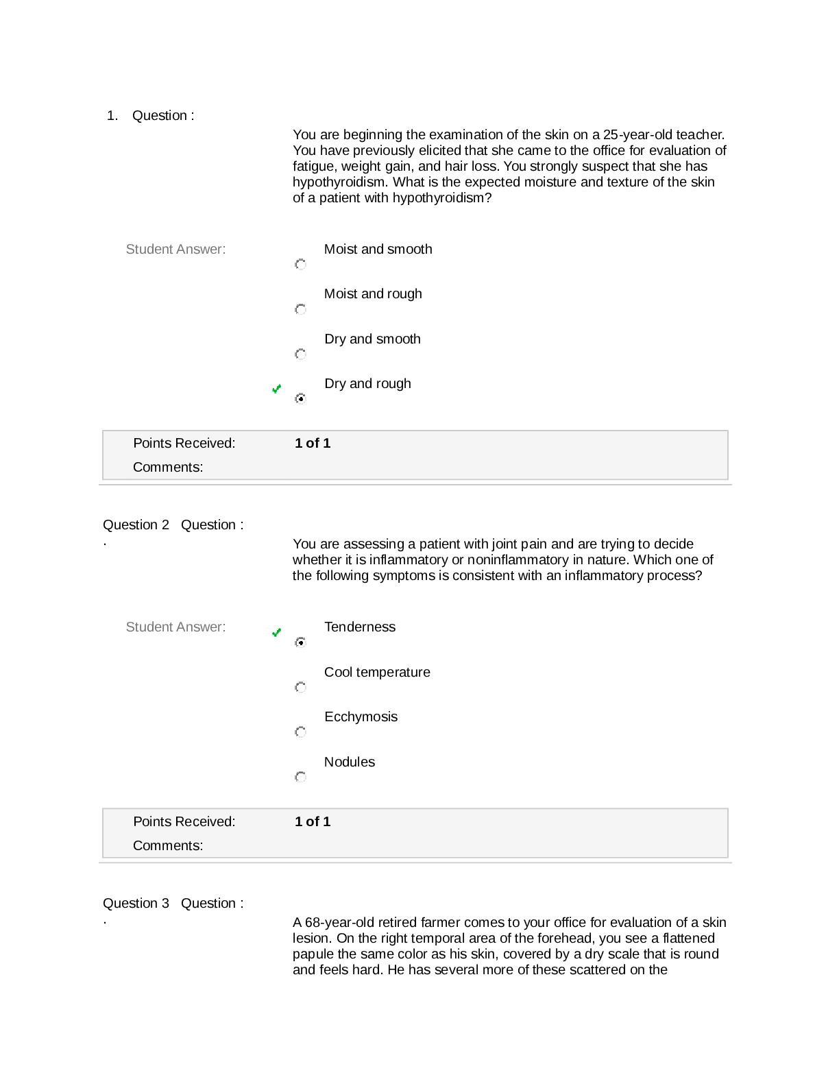 Preview of NSG 6020 FINAL EXAM 2 STUDY GUIDE QUESTIONS AND ANSWERS
